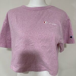 Champion Lavender Heather Cropped Tee